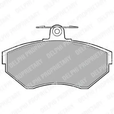 Комплект тормозных колодок, дисковый тормоз DELPHI купить