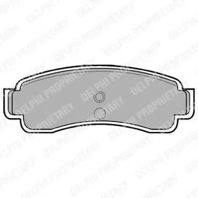 Комплект тормозных колодок, дисковый тормоз DELPHI купить