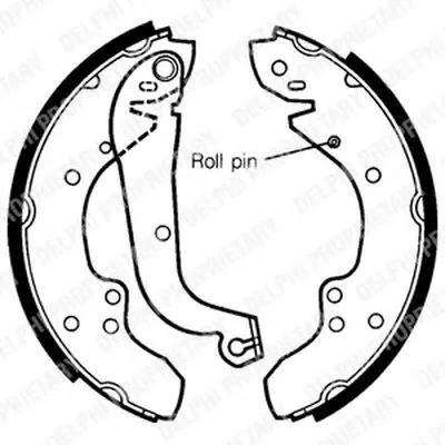 Комплект тормозных колодок DELPHI купить