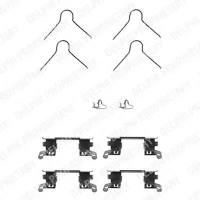 Комплектующие, колодки дискового тормоза DELPHI купить
