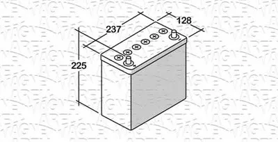Стартерная аккумуляторная батарея; Стартерная аккумуляторная батарея ES MAGNETI MARELLI купить