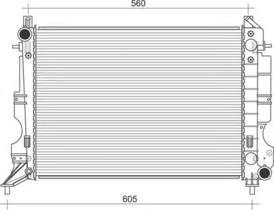 Радиатор, охлаждение двигателя MAGNETI MARELLI купить