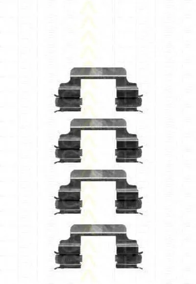 Комплектующие, колодки дискового тормоза TRISCAN купить