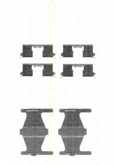 Комплектующие, колодки дискового тормоза TRISCAN купить
