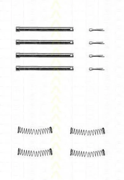 Комплектующие, колодки дискового тормоза TRISCAN купить