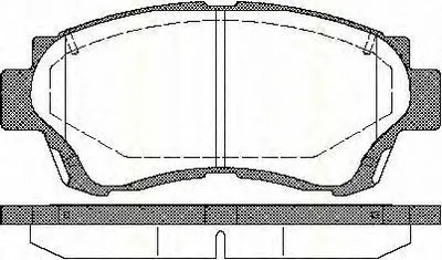 Комплект тормозных колодок, дисковый тормоз TRISCAN купить