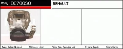 Тормозной суппорт Remanufactured REMY (Multiline) DELCO REMY купить