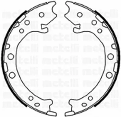 Комплект тормозных колодок, стояночная тормозная система METELLI купить