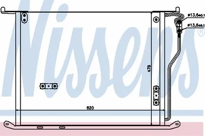 Конденсатор, кондиционер NISSENS купить