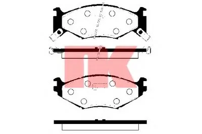 Комплект тормозных колодок, дисковый тормоз NK купить