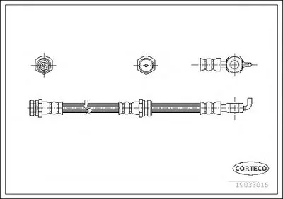 Тормозной шланг CORTECO купить
