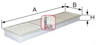 Фильтр, воздух во внутренном пространстве SOFIMA купить