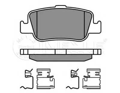 Комплект тормозных колодок, дисковый тормоз MEYLE купить