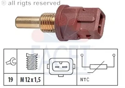 Датчик, температура масла; Датчик, температура охлаждающей жидкости; Датчик, температура масла; Датчик, температура охлаждающей жидкости; Датчик, температура охлаждающей жидкости FACET купить