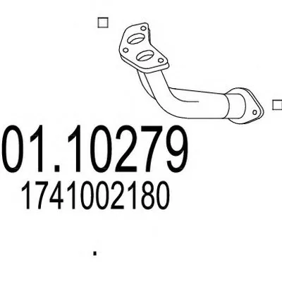 Труба выхлопного газа MTS купить