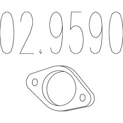 Прокладка, труба выхлопного газа MTS купить