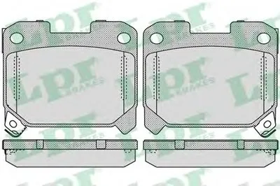 Комплект тормозных колодок, дисковый тормоз LPR купить