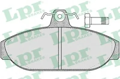 Комплект тормозных колодок, дисковый тормоз LPR купить