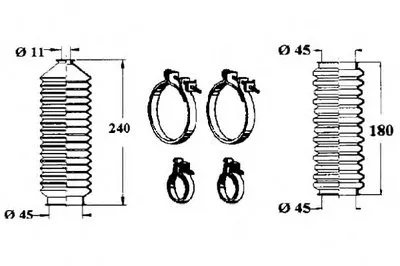 Комплект пылника, рулевое управление OCAP купить