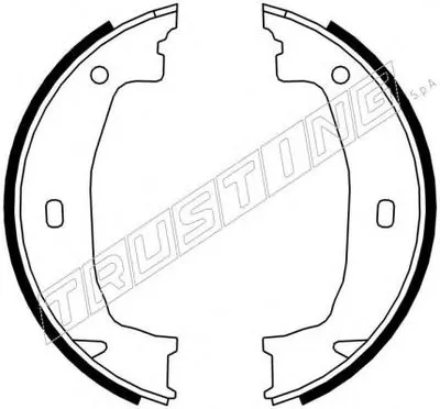 Комплект тормозных колодок, стояночная тормозная система TRUSTING купить