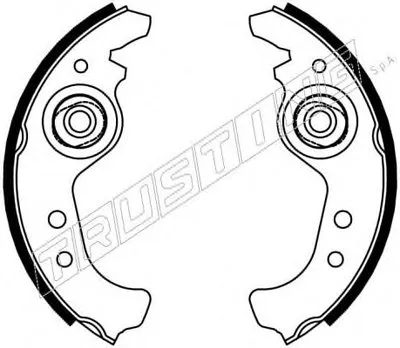 Комплект тормозных колодок REPARATION KIT TRUSTING купить