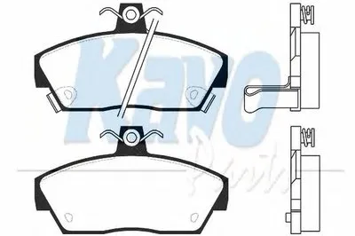 Комплект тормозных колодок, дисковый тормоз MK KASHIYAMA KAVO PARTS купить