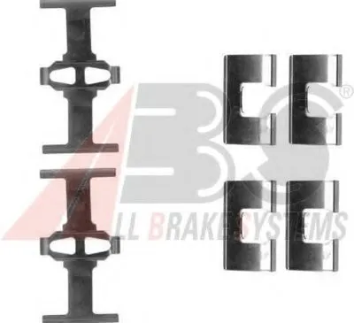 Комплектующие, колодки дискового тормоза A.B.S. купить