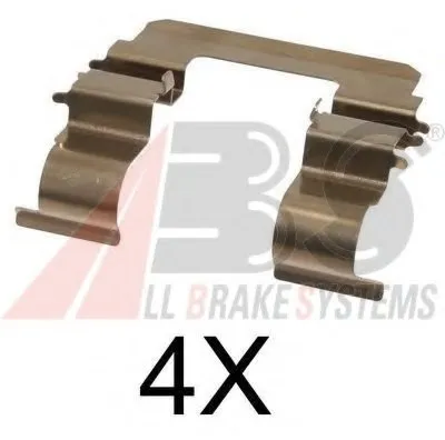 Комплектующие, колодки дискового тормоза A.B.S. купить