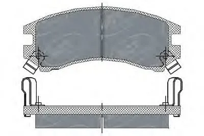 Комплект тормозных колодок, дисковый тормоз SCT Germany купить