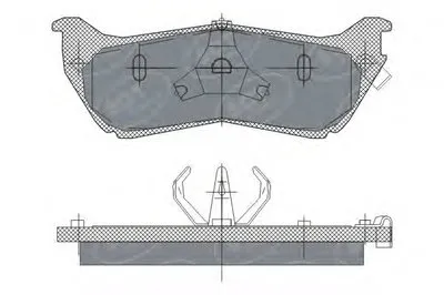 Комплект тормозных колодок, дисковый тормоз SCT Germany купить
