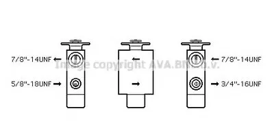 Расширительный клапан, кондиционер AVA QUALITY COOLING купить