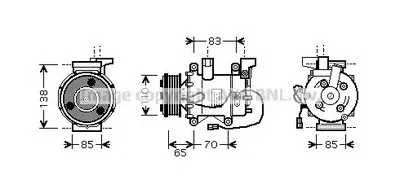 Компрессор, кондиционер AVA QUALITY COOLING купить