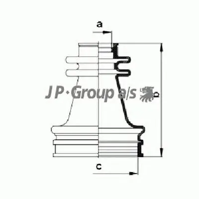 Комплект пылника, приводной вал QH JP GROUP купить