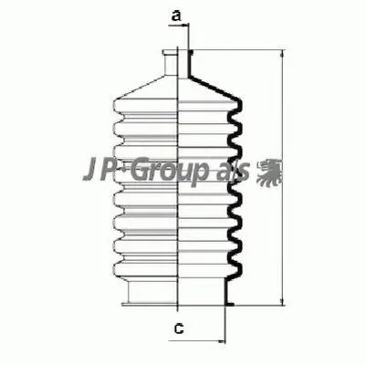 Комплект пылника, рулевое управление QH JP GROUP купить