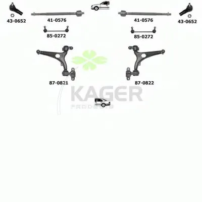 Подвеска колеса KAGER купить