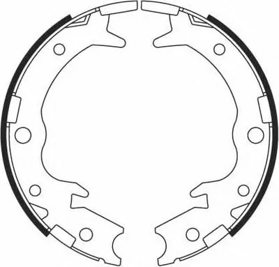 Комплект тормозных колодок, стояночная тормозная система GIRLING купить