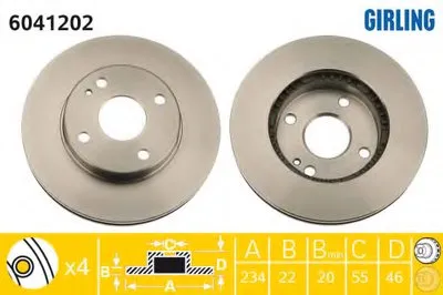Тормозной диск GIRLING купить