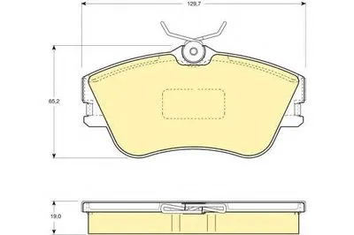 Комплект тормозных колодок, дисковый тормоз GIRLING купить