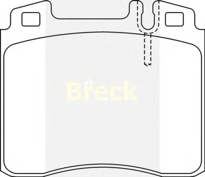 Комплект тормозных колодок, дисковый тормоз BRECK купить
