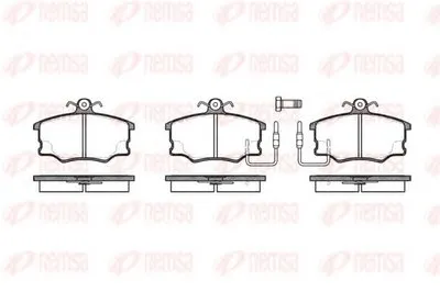 Комплект тормозных колодок, дисковый тормоз KAWE купить