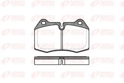 Комплект тормозных колодок, дисковый тормоз KAWE купить
