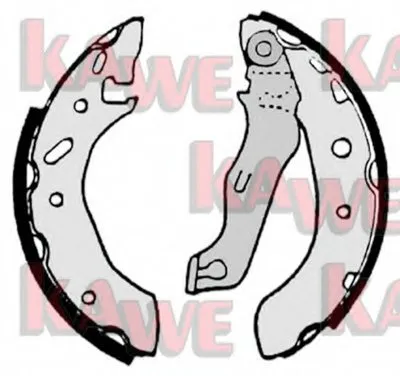 Комплект тормозных колодок KAWE купить