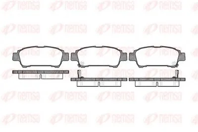 Комплект тормозных колодок, дисковый тормоз KAWE купить