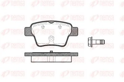 Комплект тормозных колодок, дисковый тормоз KAWE купить