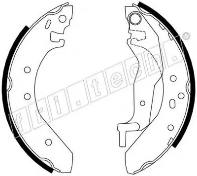 Комплект тормозных колодок fri.tech. купить