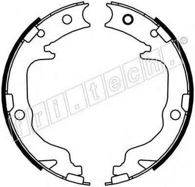 Комплект тормозных колодок, стояночная тормозная система fri.tech. купить