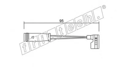 Сигнализатор, износ тормозных колодок fri.tech. купить