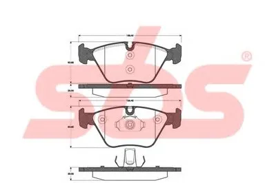 Комплект тормозных колодок, дисковый тормоз sbs купить