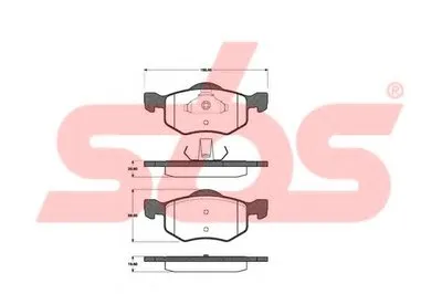 Комплект тормозных колодок, дисковый тормоз sbs купить