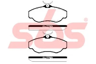 Комплект тормозных колодок, дисковый тормоз sbs купить
